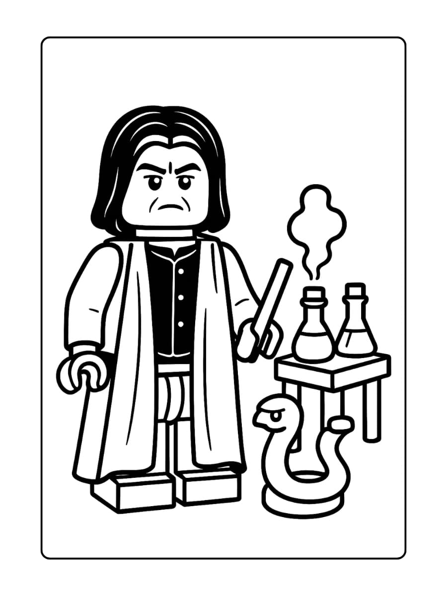 Professor Sneep in zijn zwarte mantel