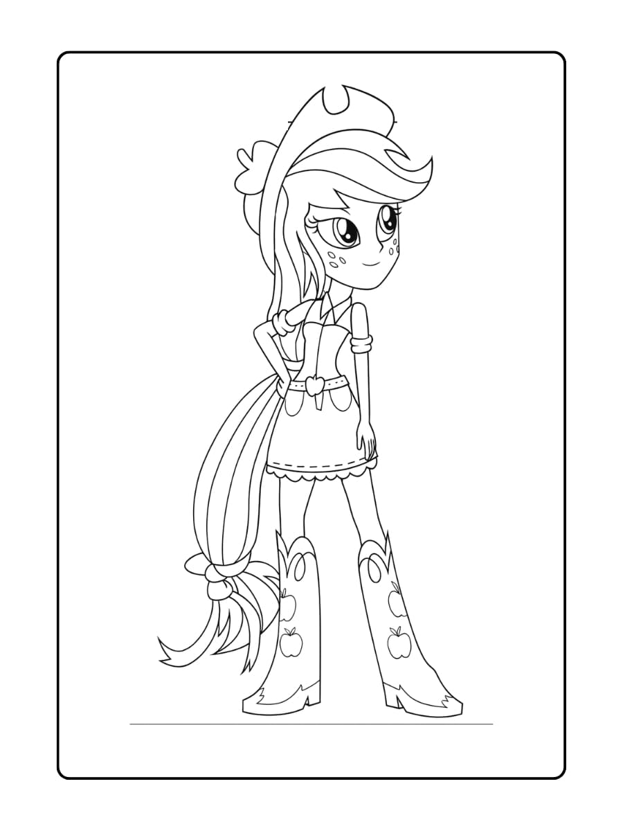 Applejack tussen de zonnebloemen