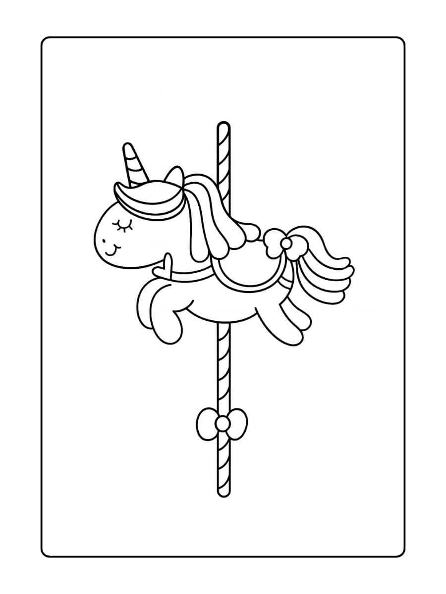 Een baby unicorn gewikkeld in een deken met hartjespatroon