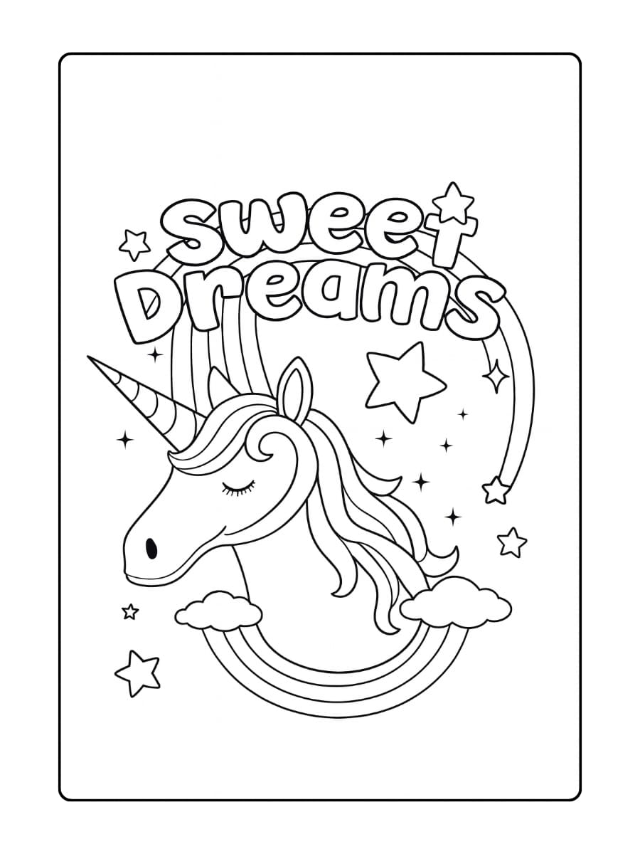 Een unicorn die regenboogballonnen vasthoudt Een unicorn die regenboogballonnen vasthoudt