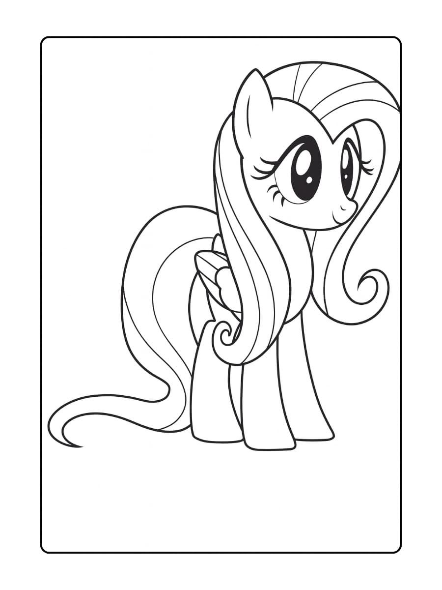Fluttershy verzorgt haar dierenvriendjes