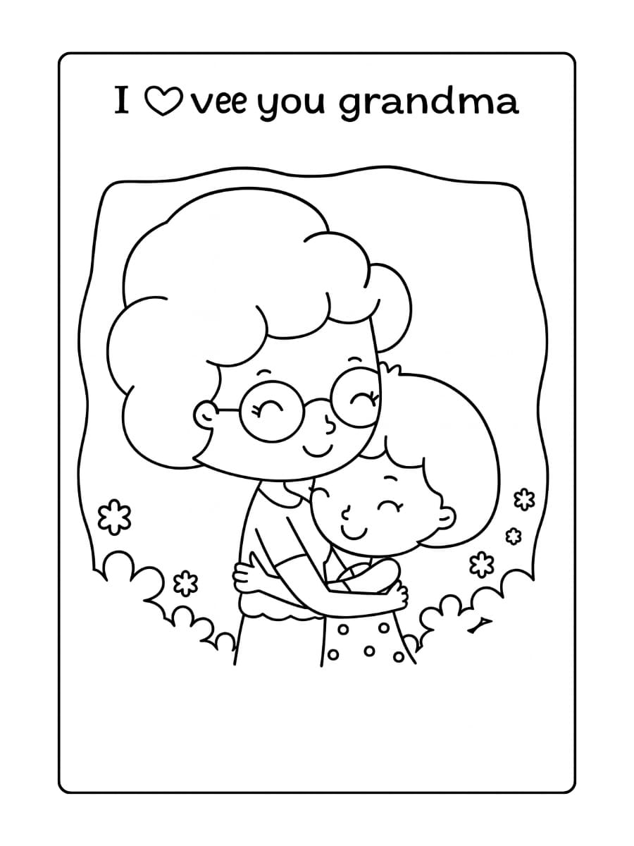 Oma die met kinderen naar het park gaat
