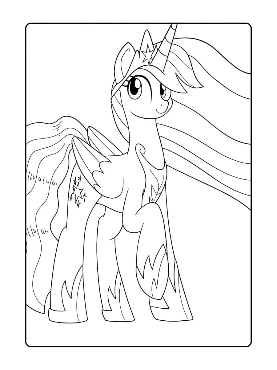 Twilight Sparkle leest haar favoriete magische boek