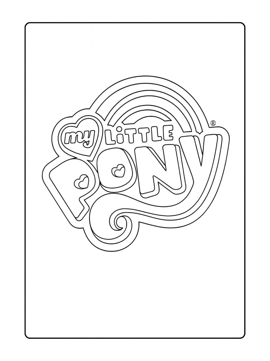 my little pony team magie vriendschap kleurplaat
