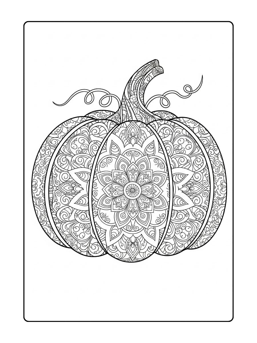 Halloween kleurplaat volwassenen - Een gotisch kasteel met talloze ramen, omringd door grafstenen, uilen en kronkelende bomen