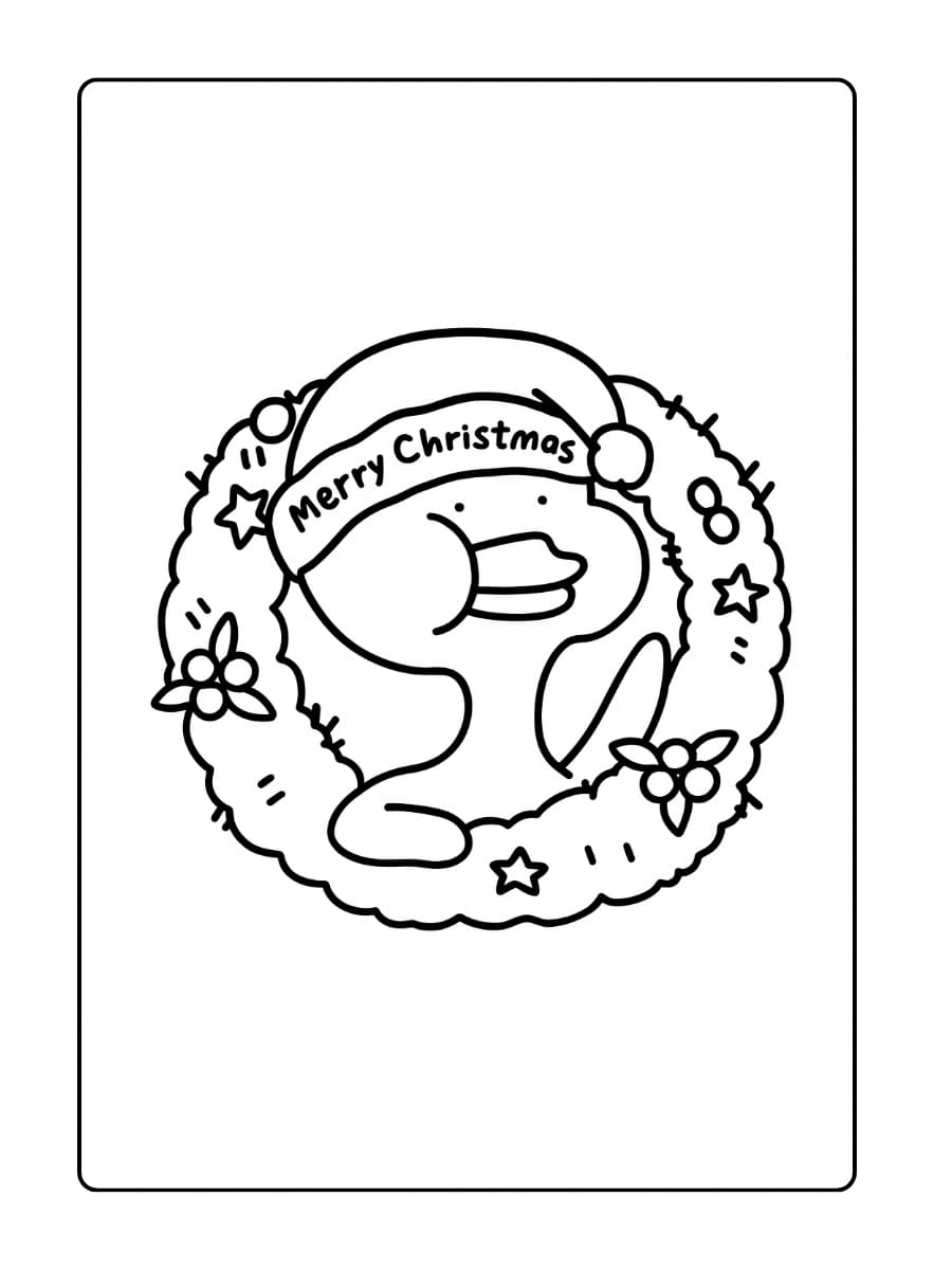 Een konijntje dat een cadeautje vasthoudt Een konijntje dat een cadeautje vasthoudt