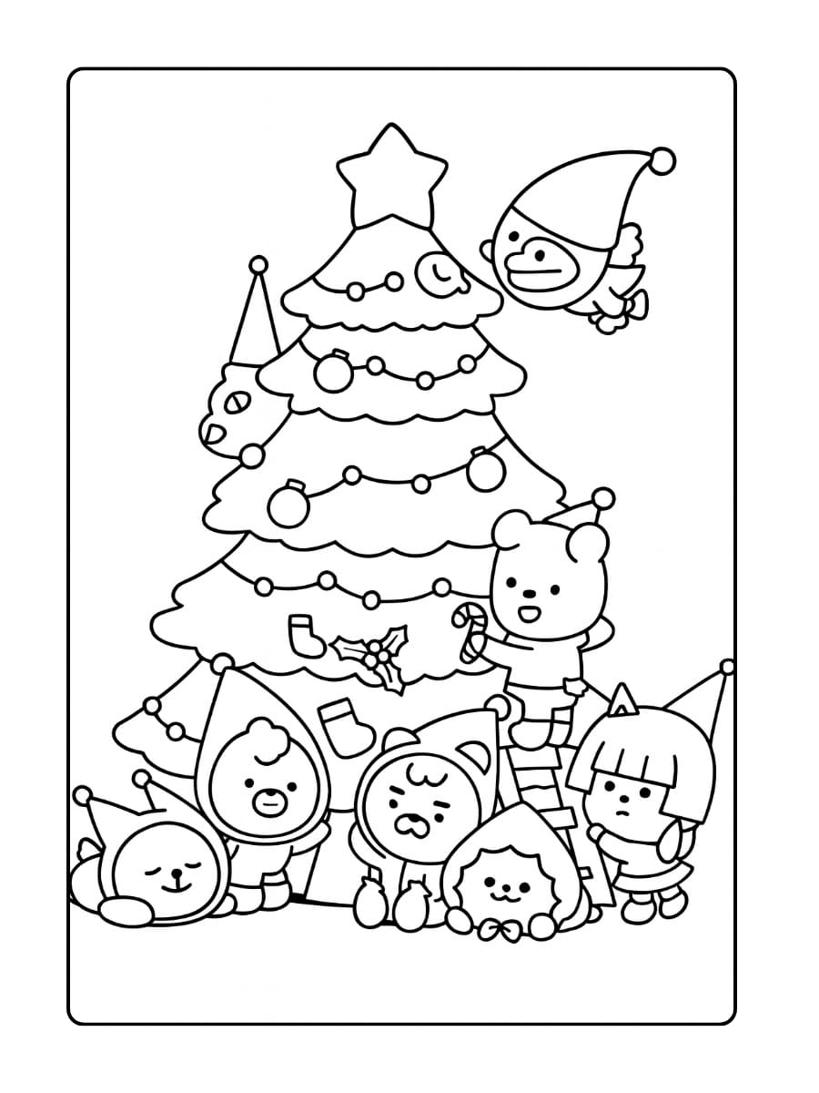 Een muisje in een kerstpak met een kaars Een muisje in een kerstpak met een kaars