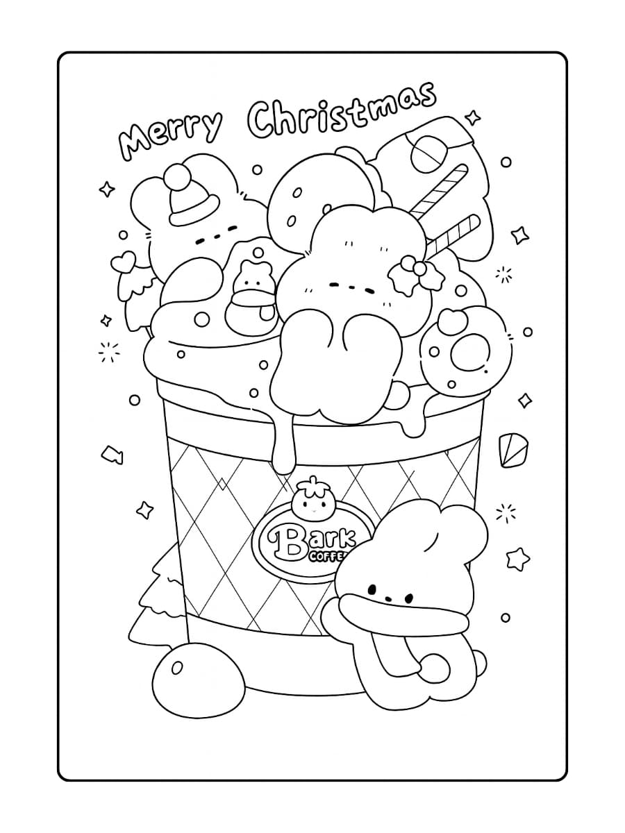 Een puppy met een kerstmuts Een puppy met een kerstmuts