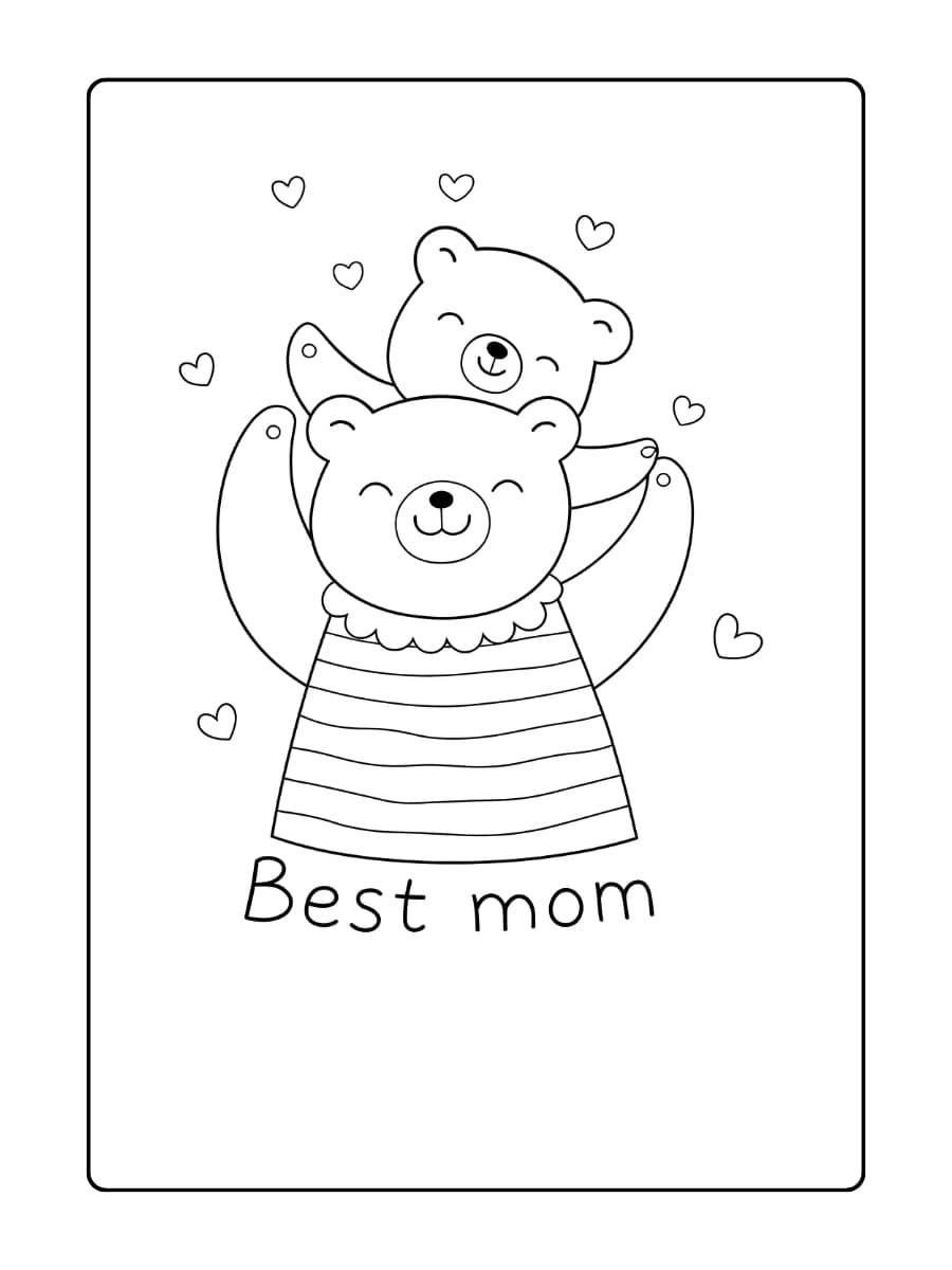 Mama die bloemen krijgt voor Moederdag