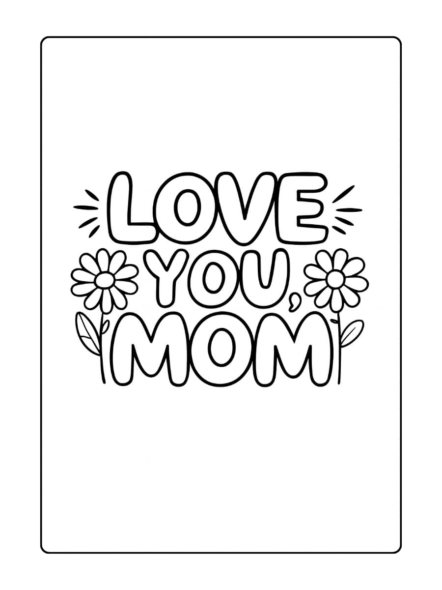 Mama die jarig is en cadeautjes uitpakt