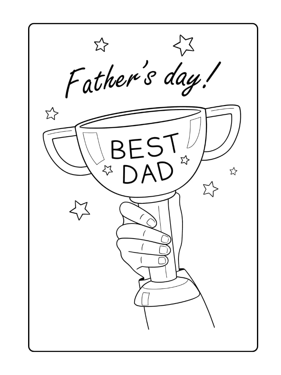 Papa die samen met zijn kinderen een hut bouwt