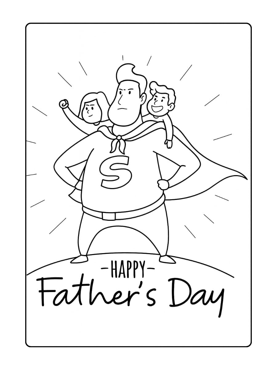Papa die samen met zijn kinderen voetbalt