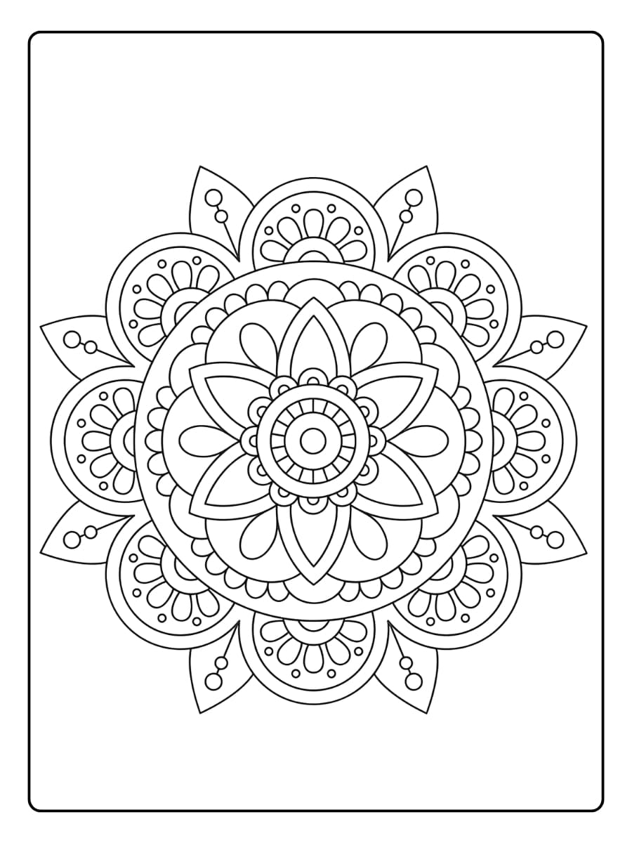 Eenvoudige mandala voor beginners Eenvoudige mandala voor beginners