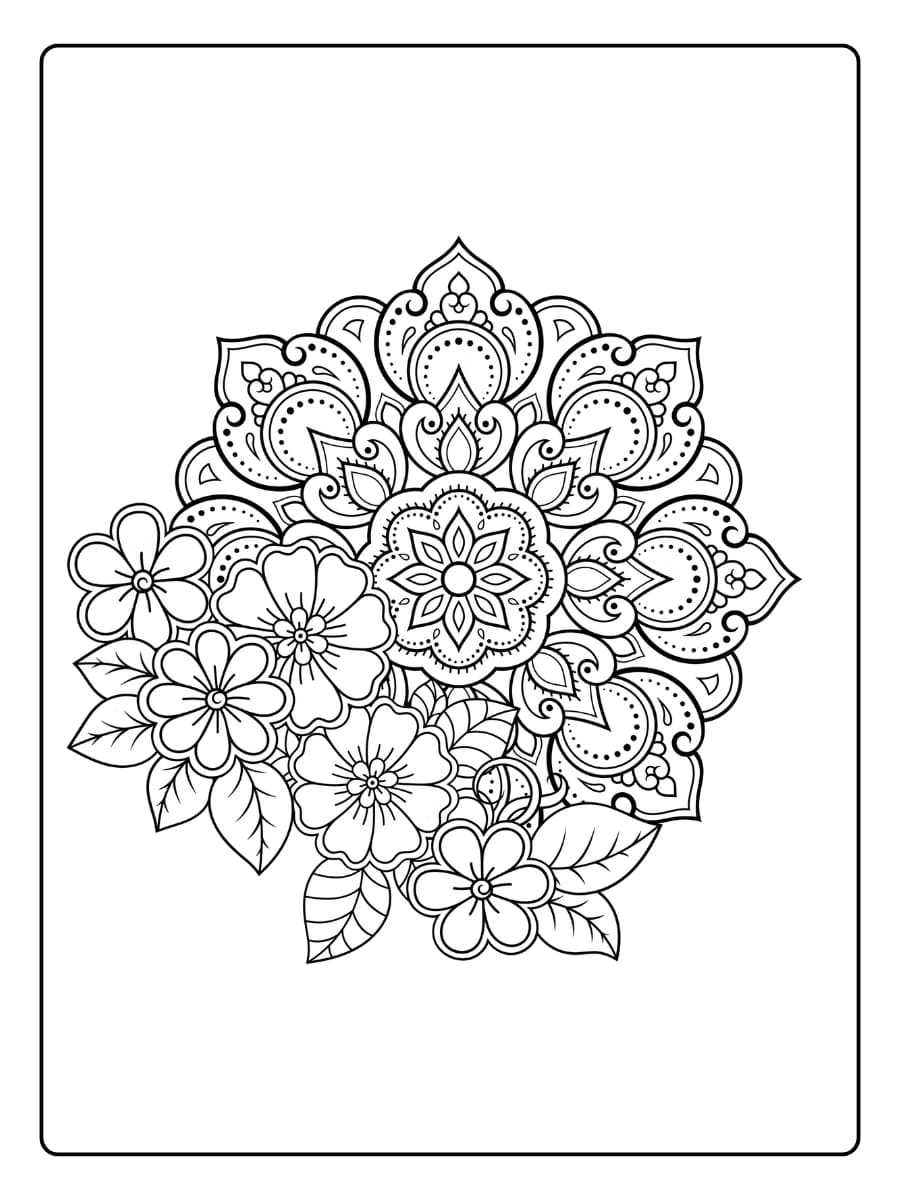Mandala van vrede en balans Mandala van vrede en balans