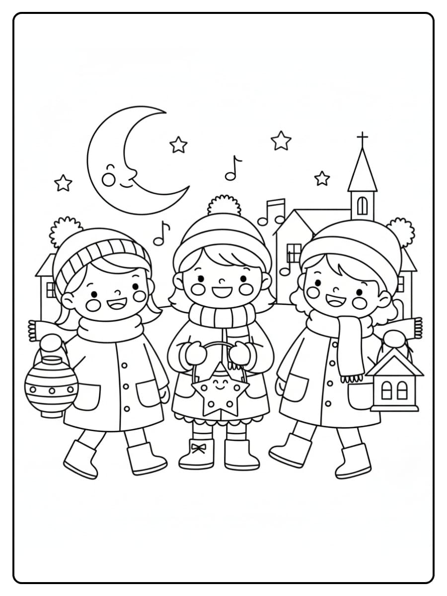 Schattige kinderen met lampionnen op Sint Maarten