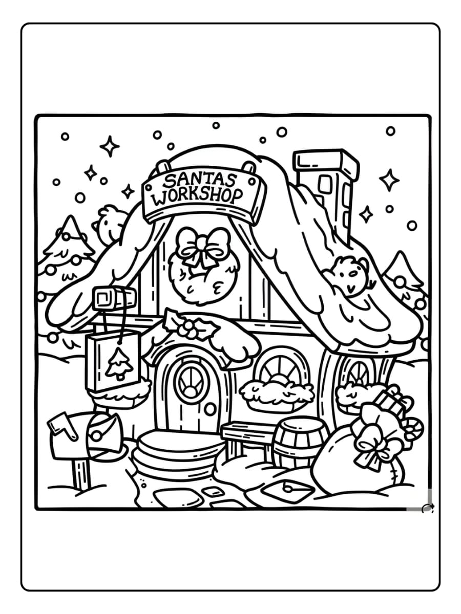 Coco Wyo in kerstpyjama kleurplaat