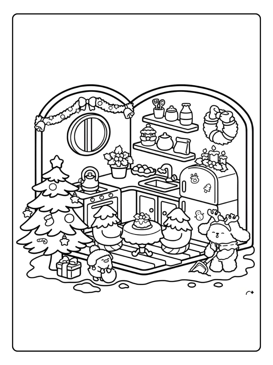 Coco Wyo kerstbrief aan de kerstman kleurplaat