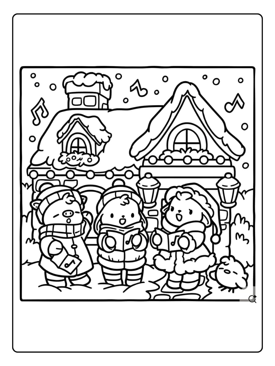 Coco Wyo kerstkoekjes bakken kleurplaat