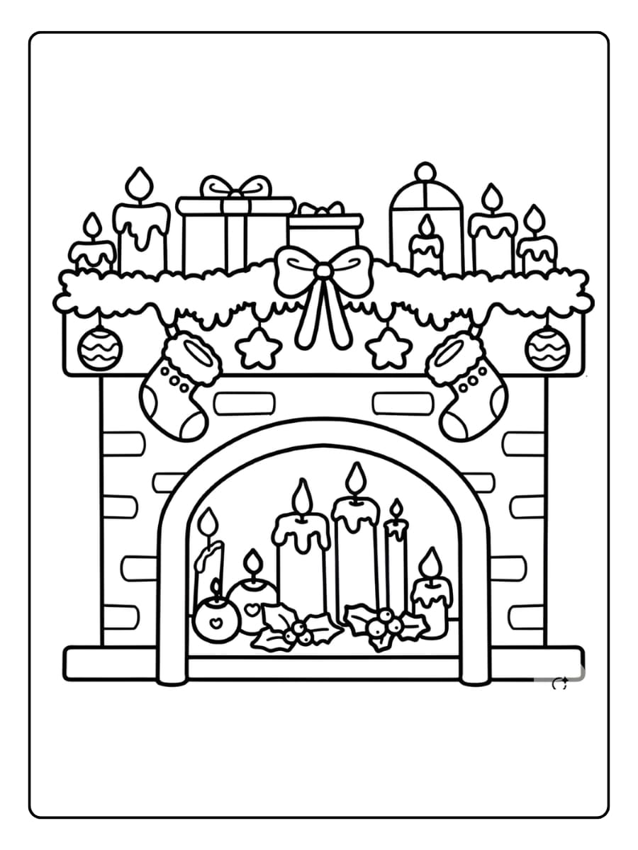 Coco Wyo kerstmarkt kleurplaat