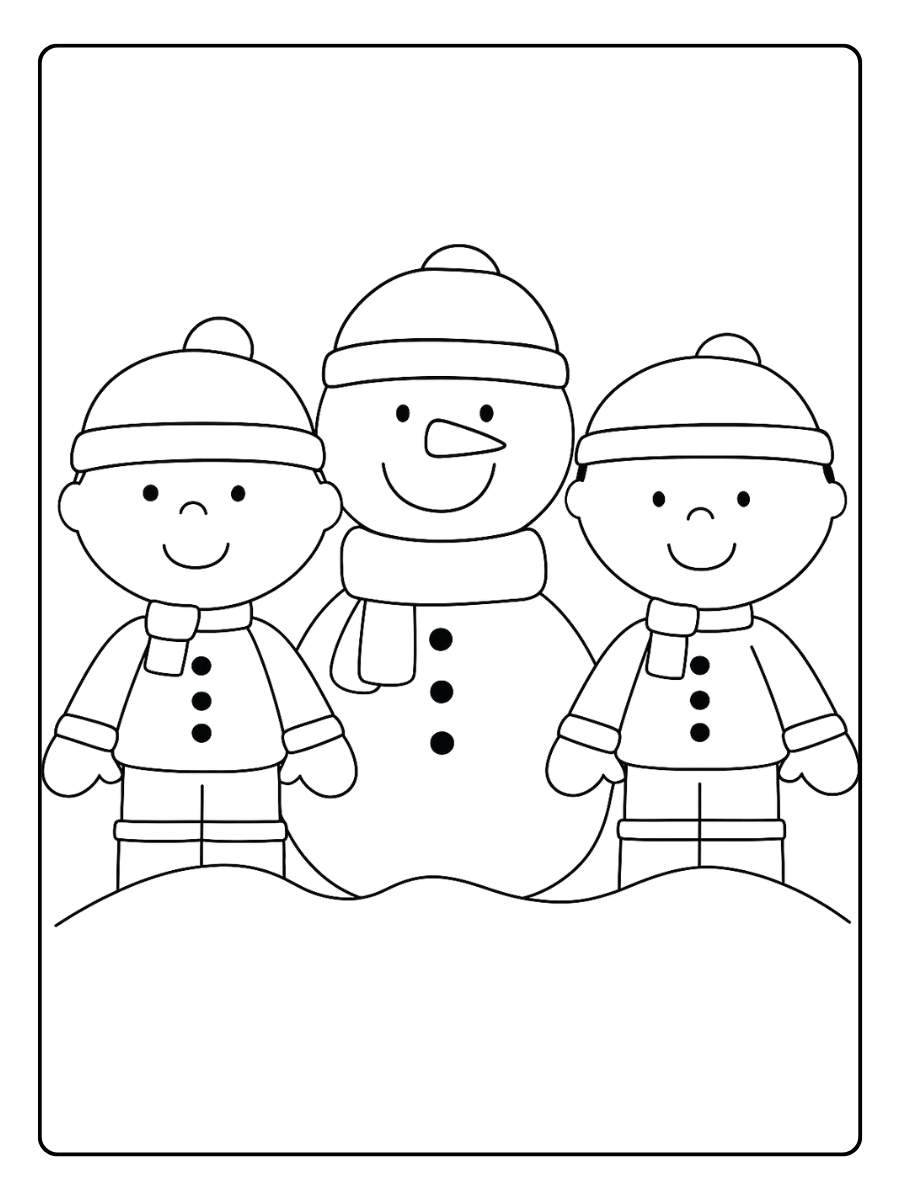 Familie twee mannen met meisje en jongen kleurplaat | Gratis Kleurplaten  printen, image size:900x1200