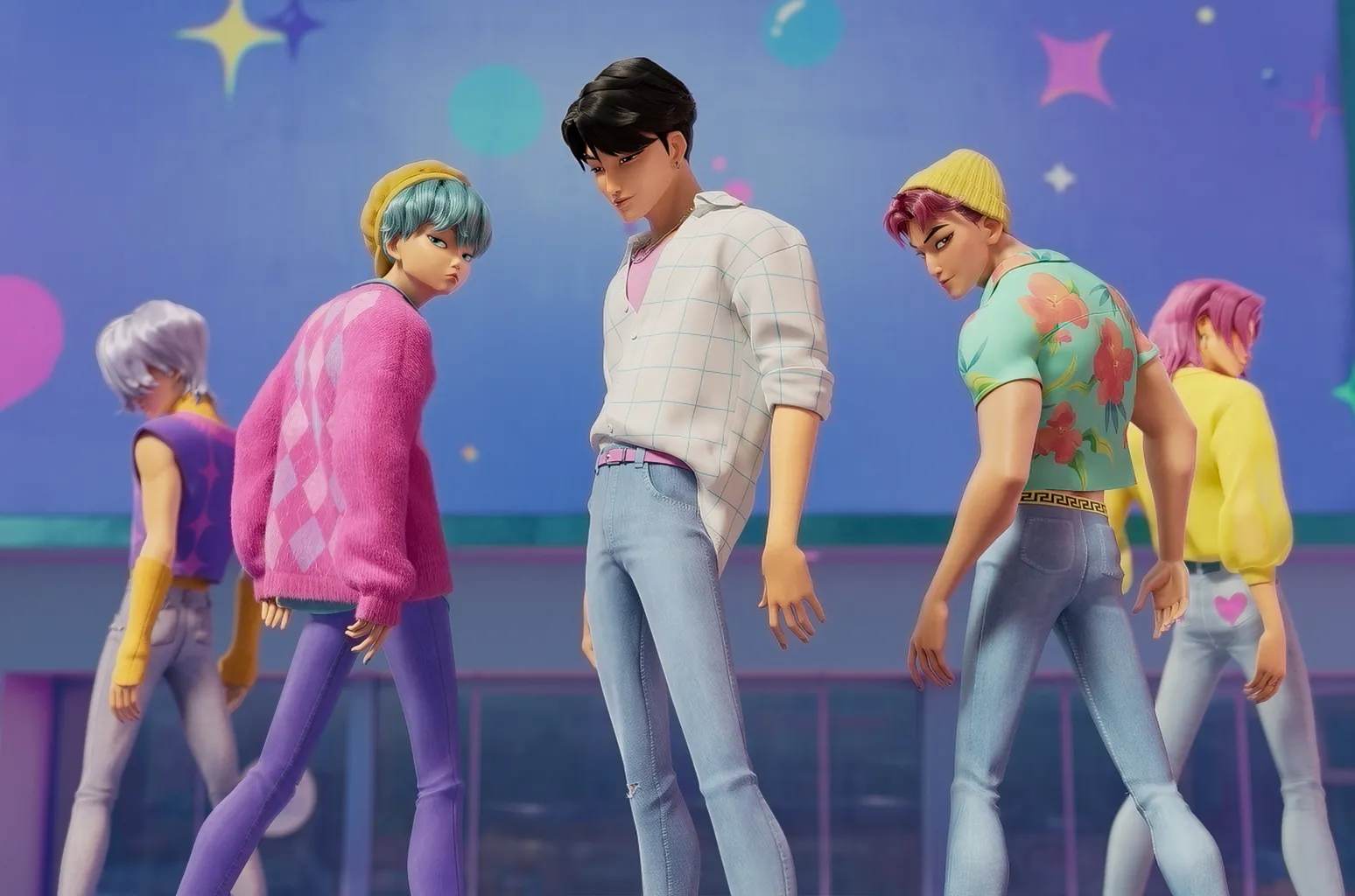 Saja Boys KPop Demon Hunters Kleurplaten