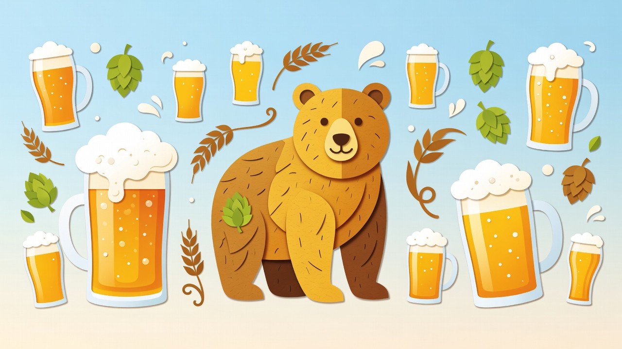 Beer Kleurplaten