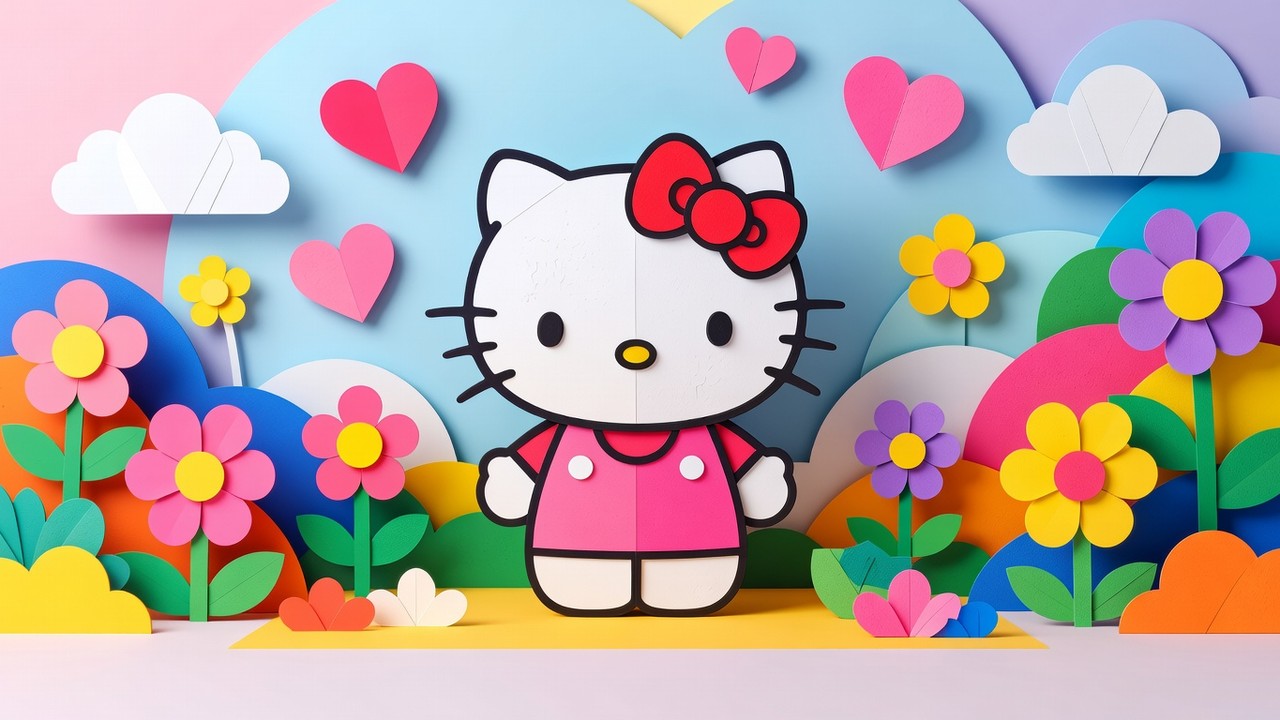 Hello Kitty Kleurplaten