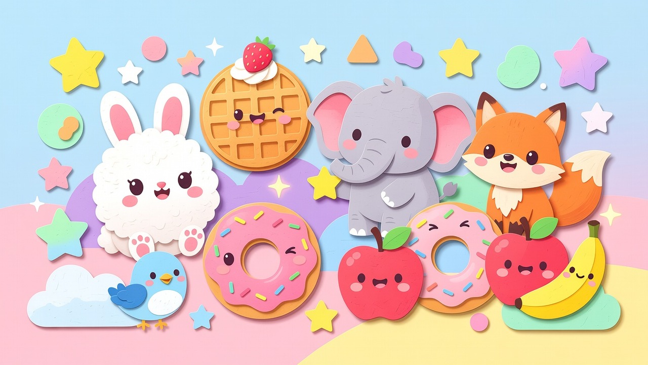 Kawaii Kleurplaten