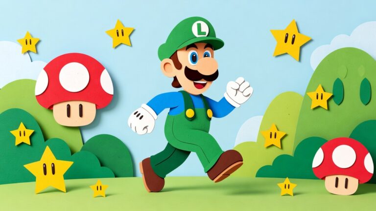 Luigi Kleurplaten
