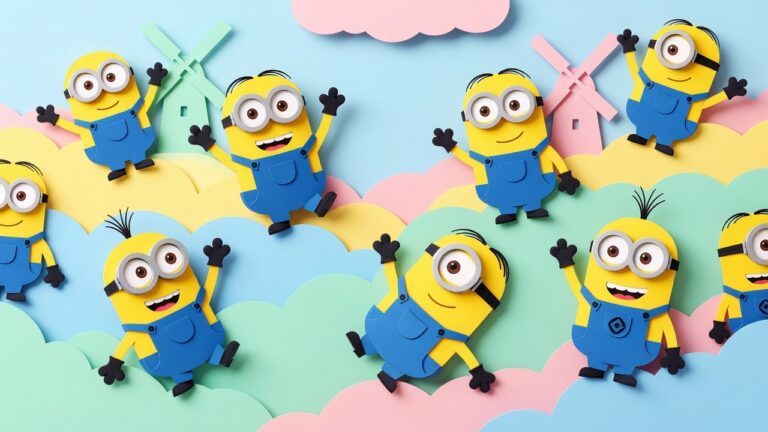 Minion Kleurplaten