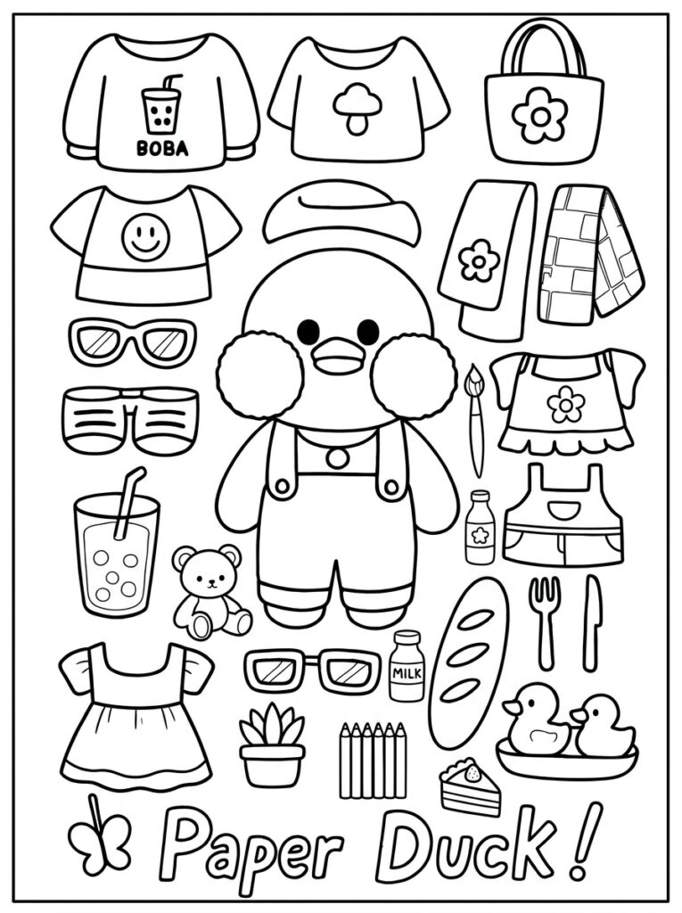 14 Paper Duck Kleurplaten Gratis PDF Printables 14-paper-duck-kleurplaten-gratis-pdf-printables