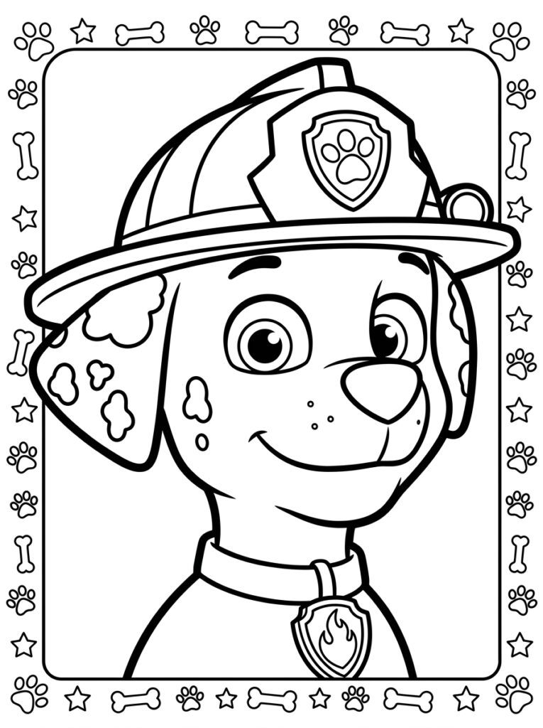Brandweerhond met helm en badge
