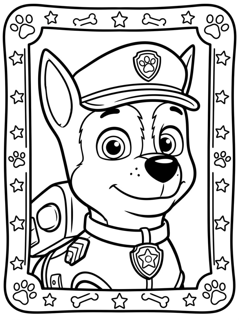 Politiehond met pet en sterbadge