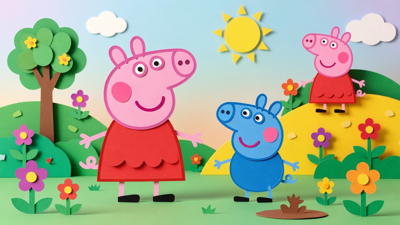 Peppa Pig Kleurplaten