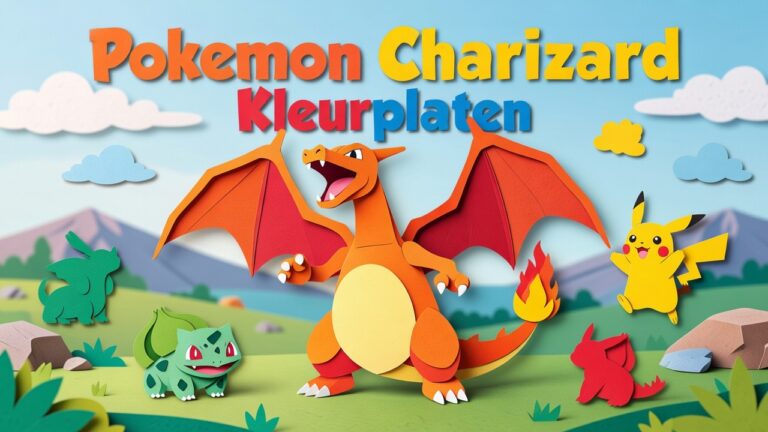 Pokemon Charizard Kleurplaten