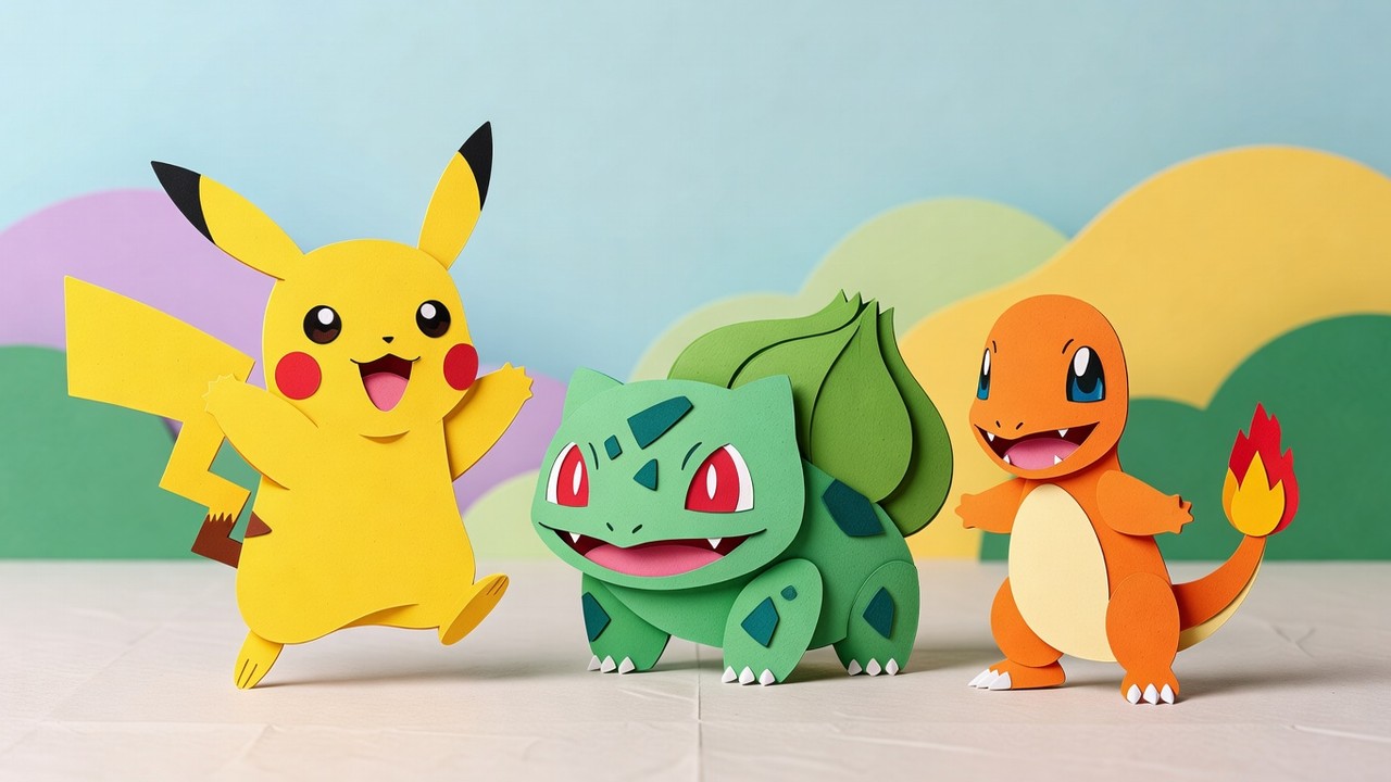Pokemon Kleurplaten kleurrijke 16:9 thumbnail