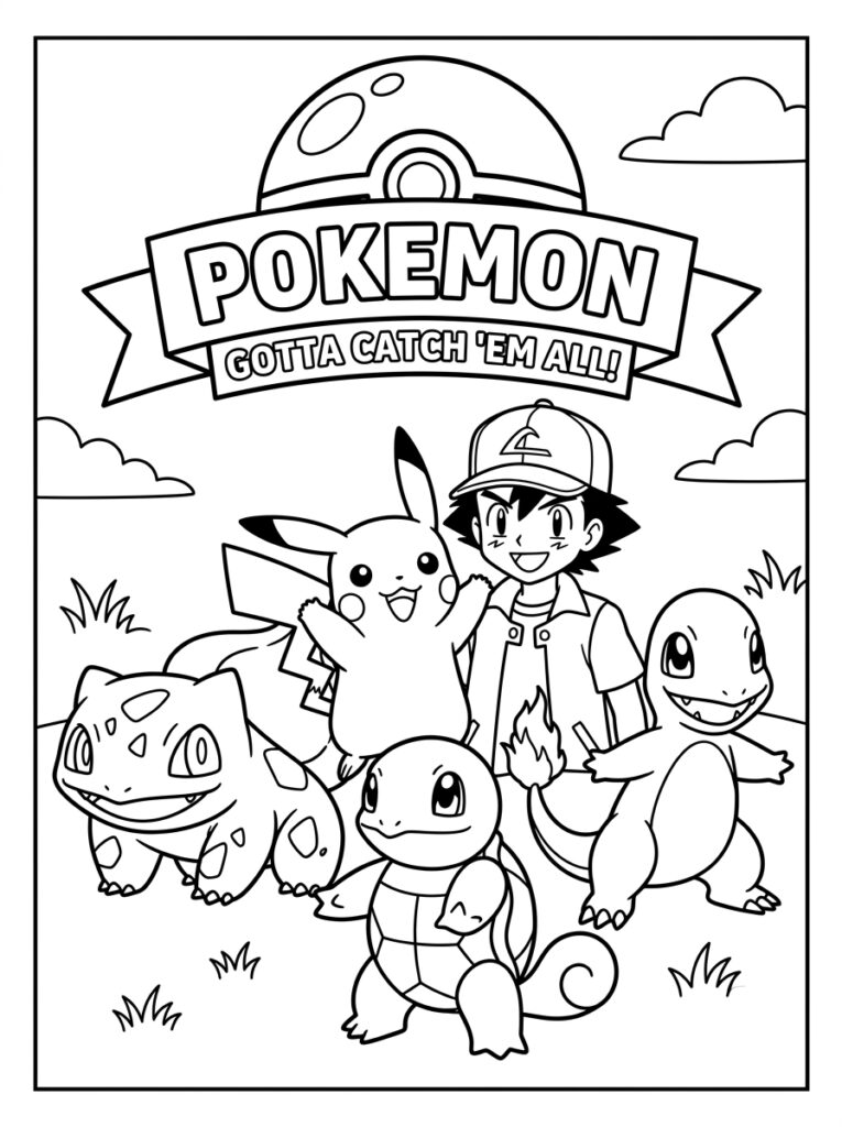Ash met Pikachu Bulbasaur Charmander Squirtle