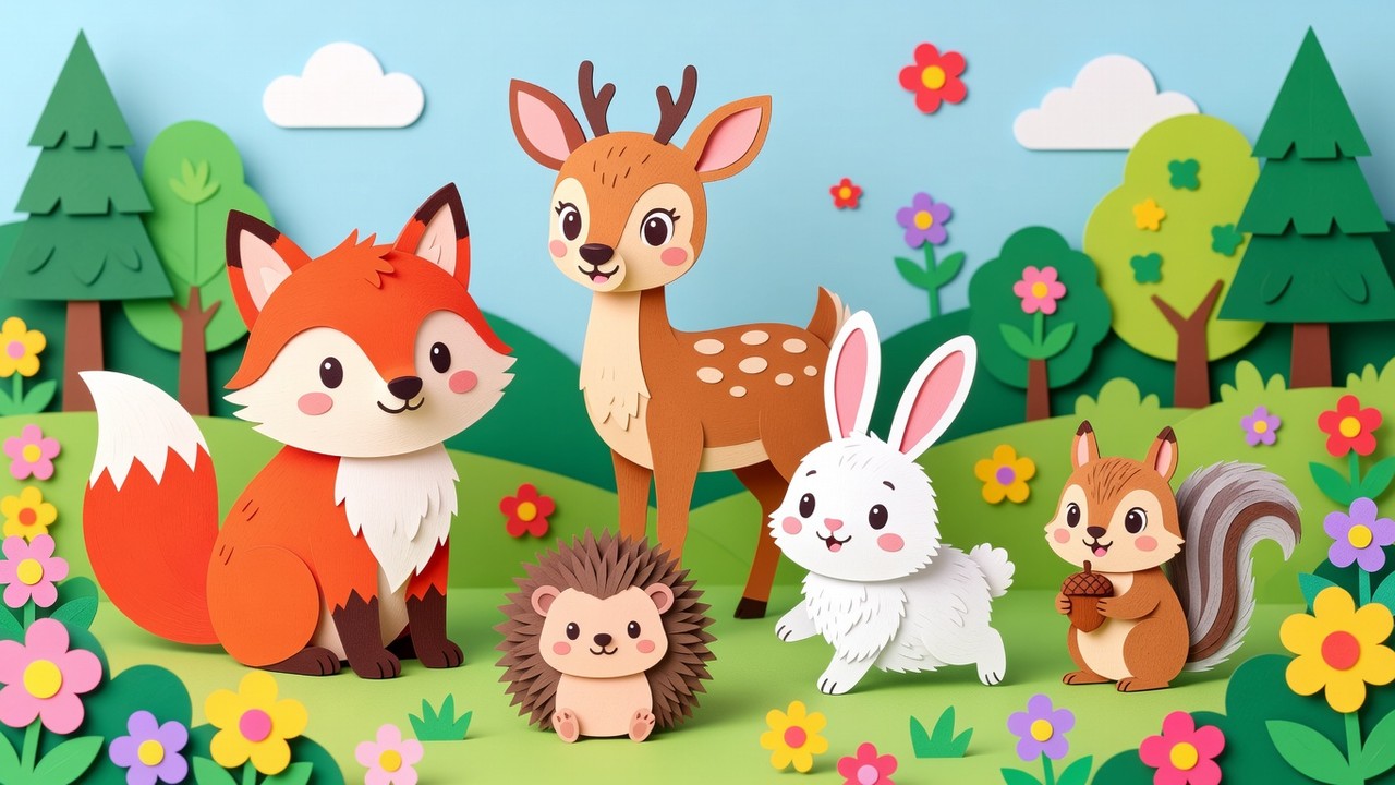 Schattige Dieren Kleurplaten