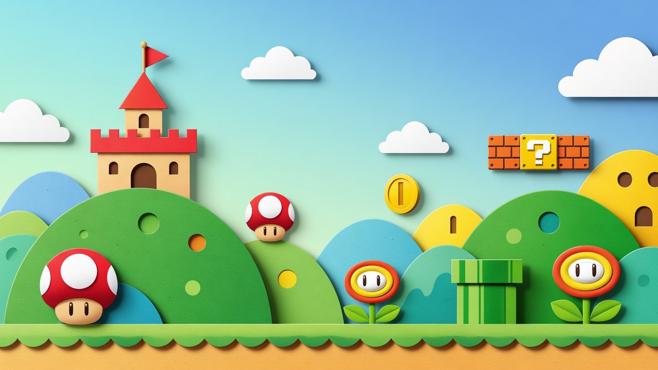 Super Mario Kleurplaten