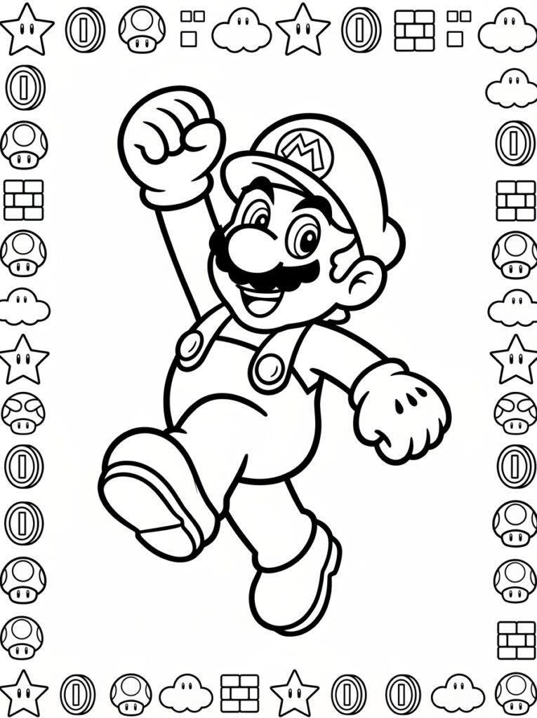 Mario springt met vuist in de lucht