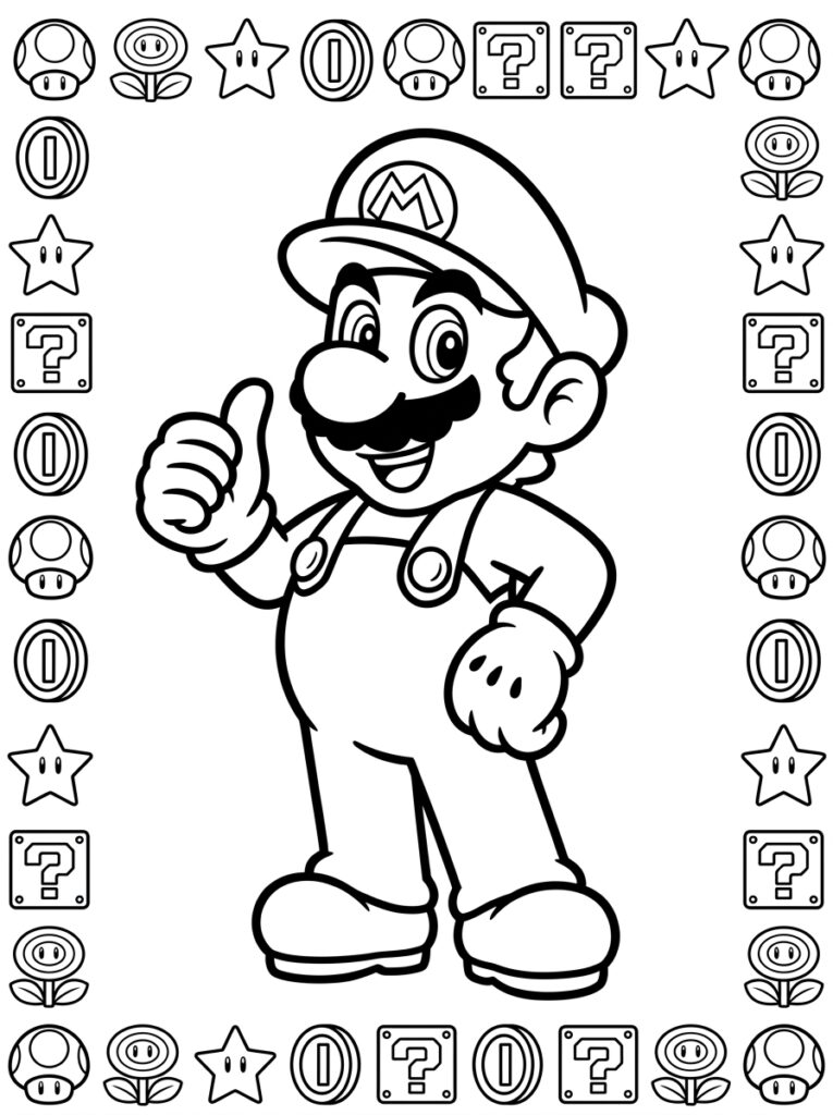 Mario geeft duim omhoog bij vraagblokken