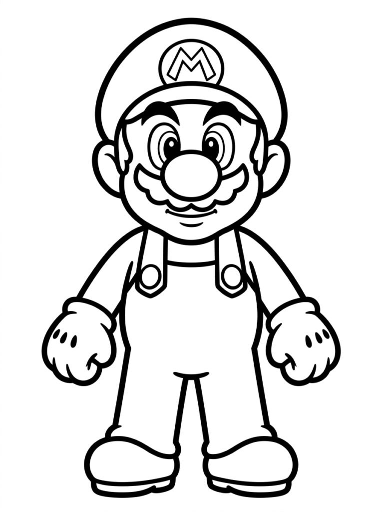 Super Mario lacht met gebalde vuisten