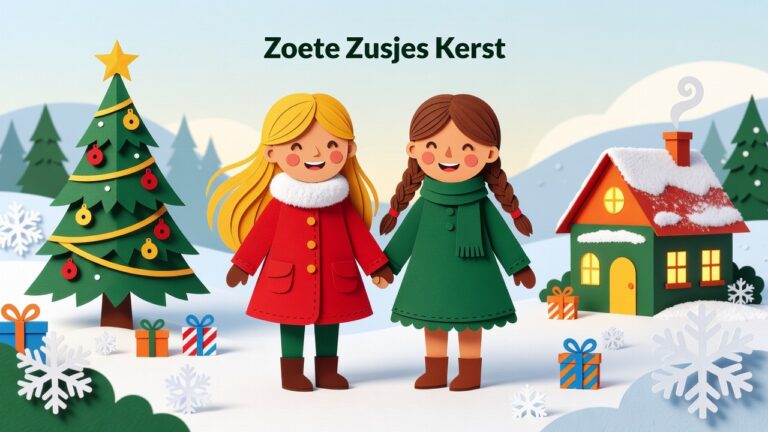 Zoete Zusjes Kerst Kleurplaten