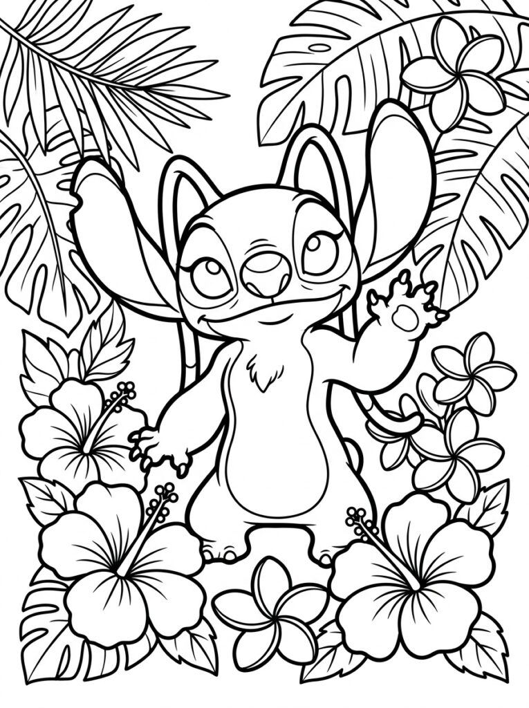 Angel Kleurplaten (Gratis PDF Printables) 18 - gratis kleurplaat om te printen