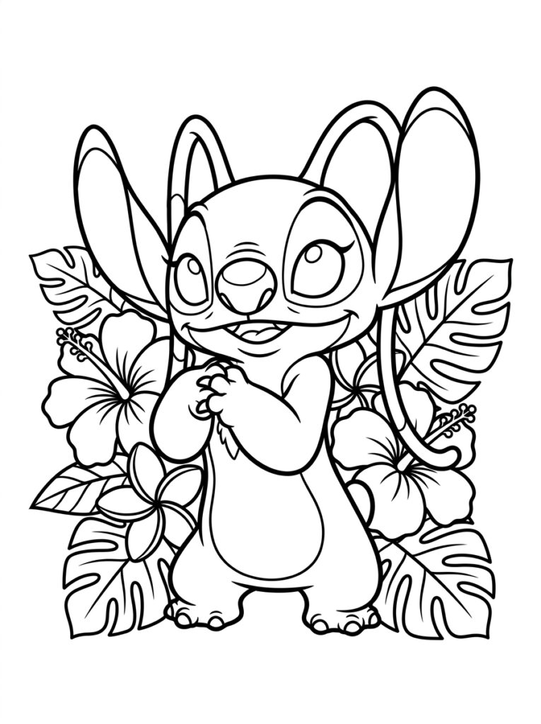 Angel Kleurplaten (Gratis PDF Printables) 19 - gratis kleurplaat om te printen