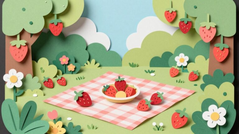 Aardbeien Kleurplaten om te printen