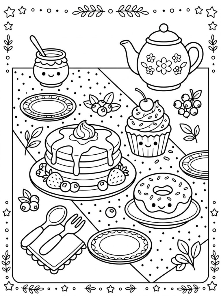 Aardbeien Kleurplaten (Gratis PDF Printables) 19 - gratis kleurplaat om te printen