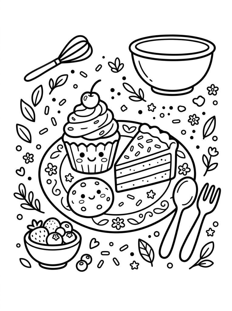 Aardbeien Kleurplaten (Gratis PDF Printables) 21 - gratis kleurplaat om te printen