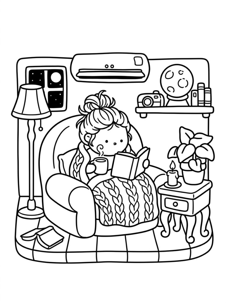Coco Wyo Kleurplaten (Gratis PDF Printables) 02 - gratis kleurplaat om te printen