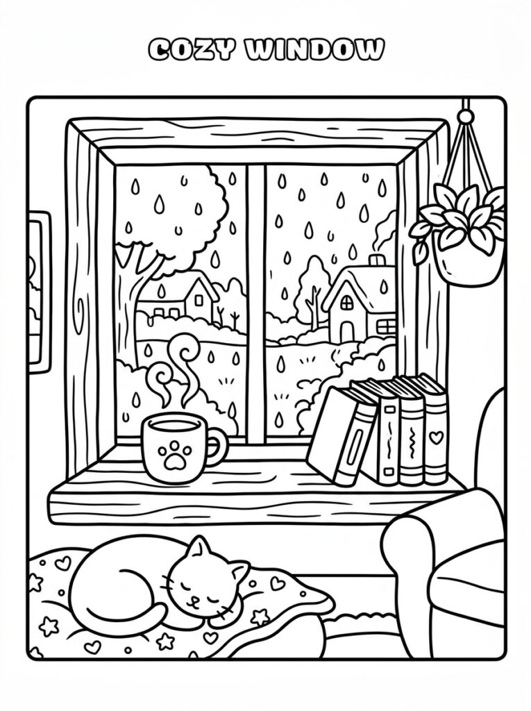 Coco Wyo Kleurplaten (Gratis PDF Printables) 06 - gratis kleurplaat om te printen